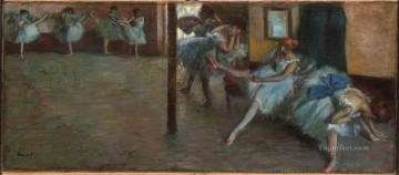 Edgar Degas Painting - Ensayo del ballet Edgar Degas